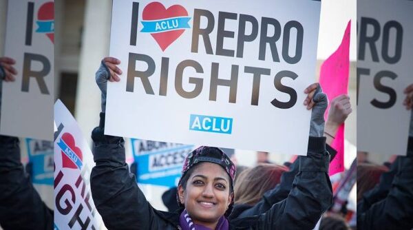 I Heart Repro Reproductive Rights ACLU Sign