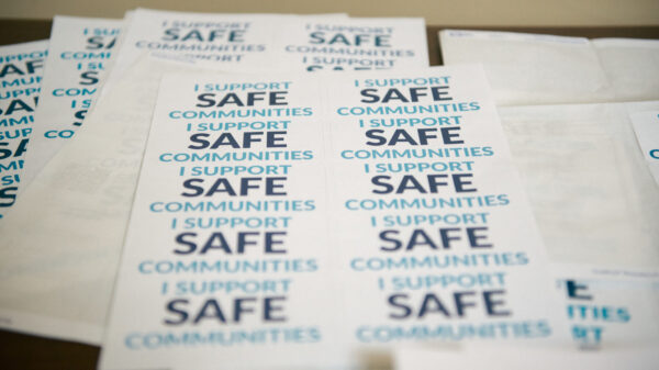 Safe Communities Act Stickers