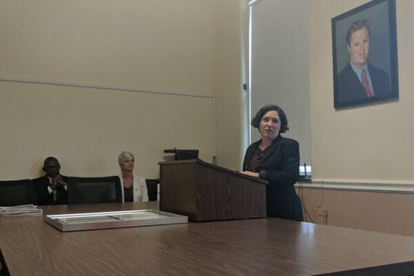 Laura Rotolo Speaks at Medford City Hall
