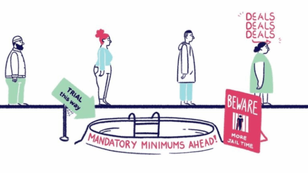 Screenshot from mandatory minimums video