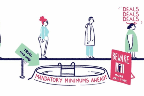 Screenshot from mandatory minimums video