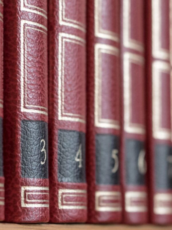 Law Books Bookshelf Stock