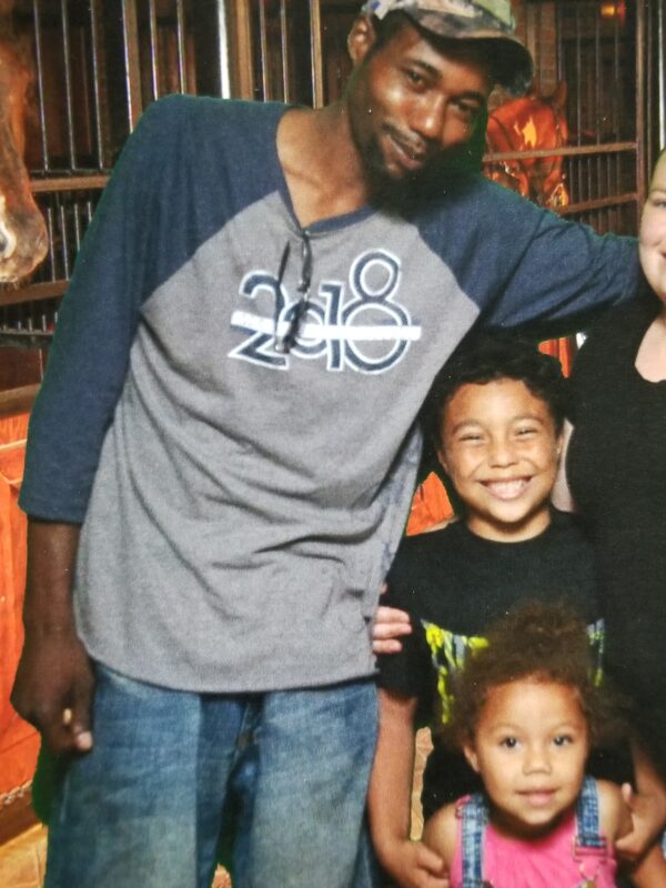 ACLU of Massachusetts client Clayton Gordon and his family in 2018