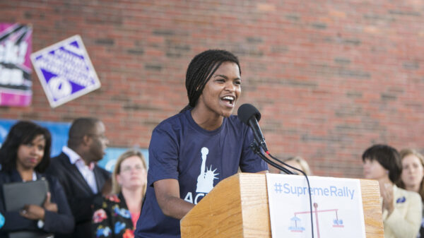 Cook speaks at Rally