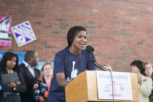 Cook speaks at Rally