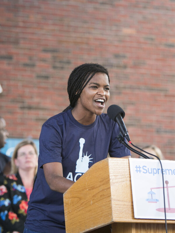Cook speaks at Rally