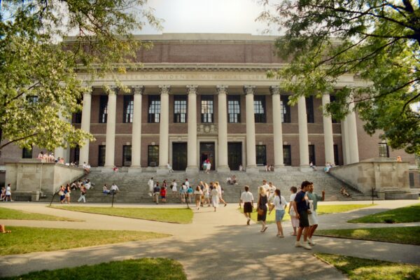 The Widener Library at Harvard University