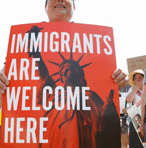 immigrants are welcome here