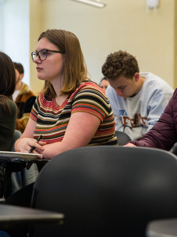 Volunteers take notes in an ACLU volunteer training