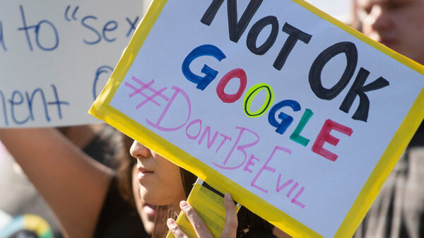 Workers protest against Google's handling of sexual misconduct allegations