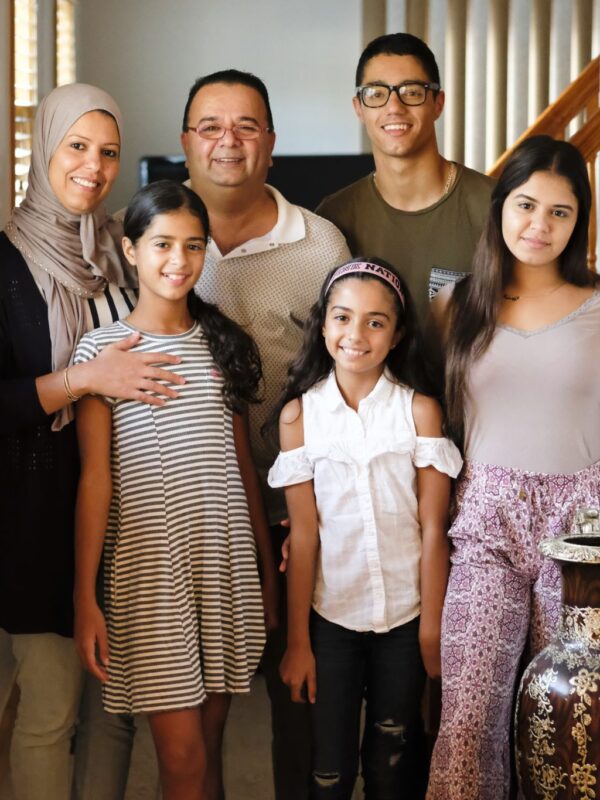 Plaintiffs Ghassan and Nadia Alasaad with their four children