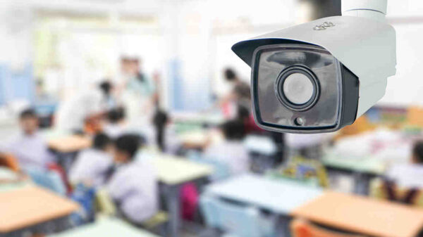 surveillance camera in classroom