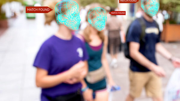 Facial recognition grid