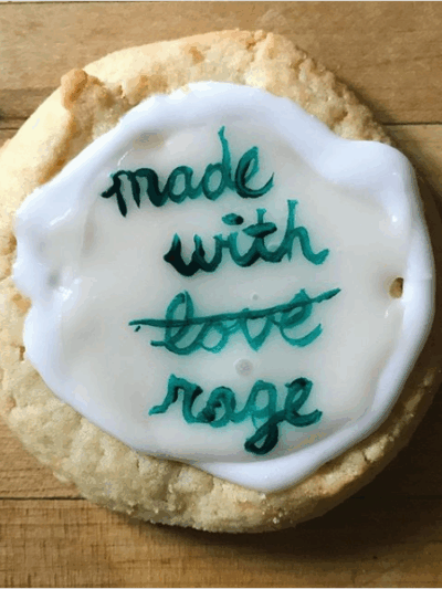 A cookie made by The Sweet Feminist