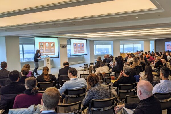 Lawyers attend a training to file petitions for new immigration bond hearings in New England