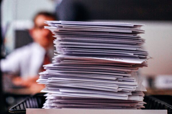Stack of files