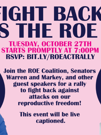 Fight Back: Pass the ROE Act October 27 7PM