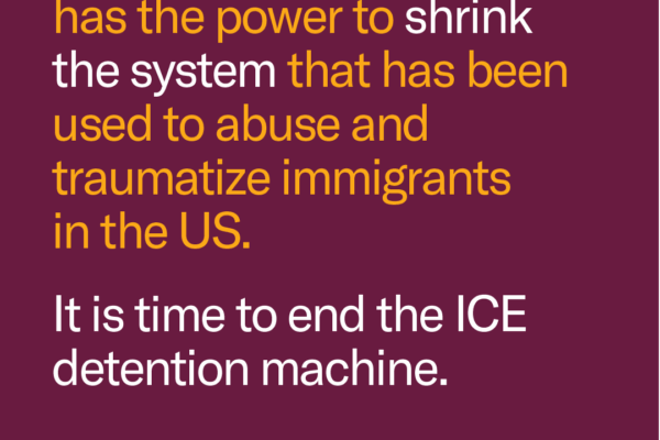 It's time to end the ICE detention machine.