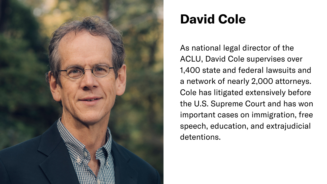 David Cole Bio Card