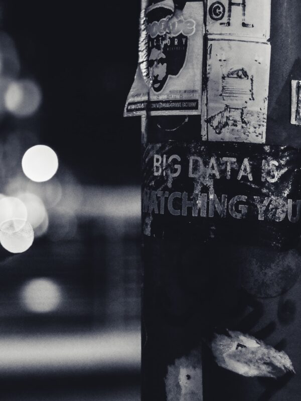 Big Data is Watching You Stock Photo