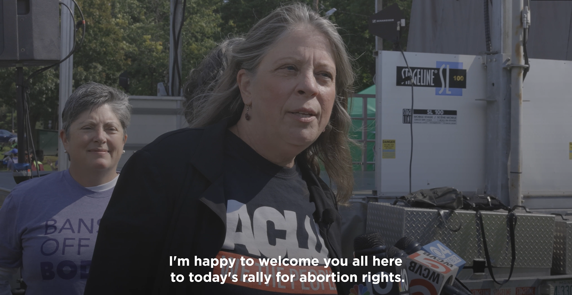 Carol at Abortion Rally Video Still