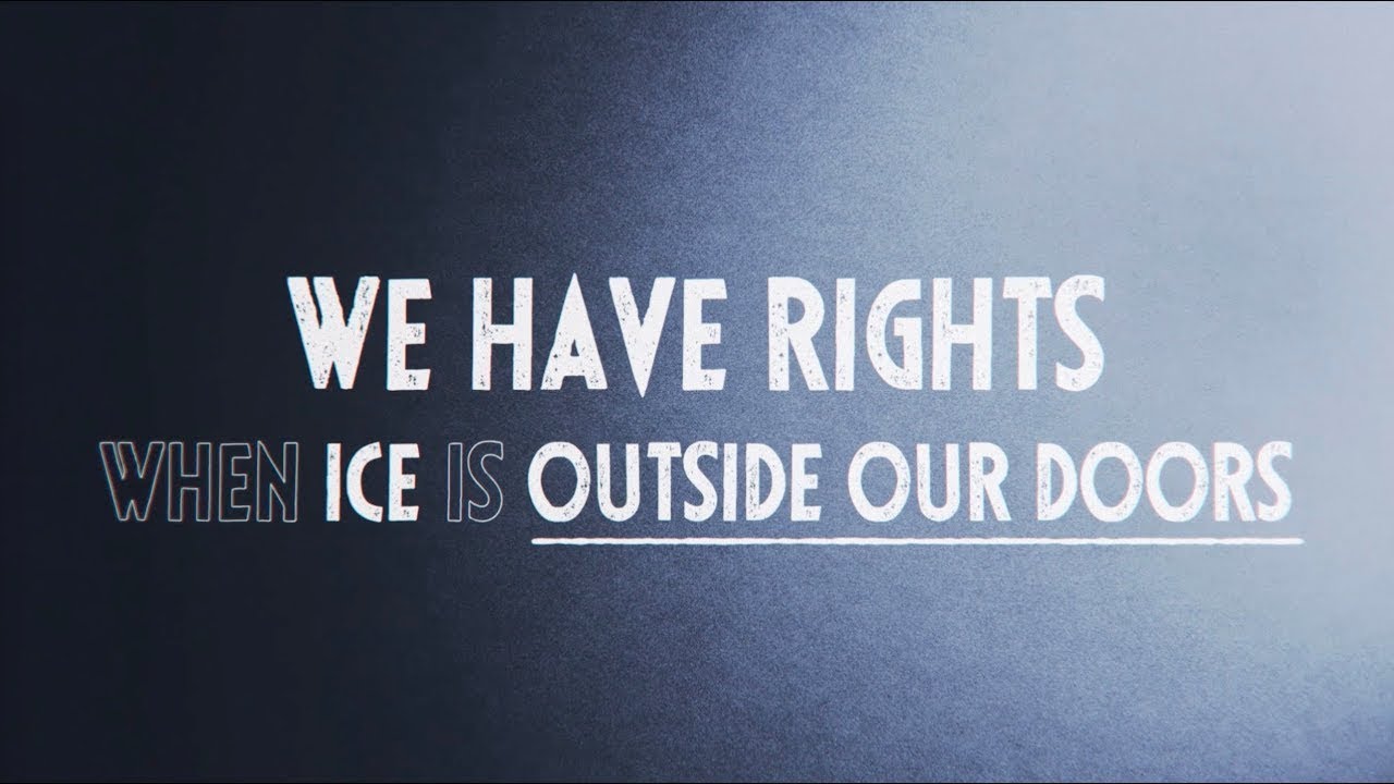 WE HAVE RIGHTS: When ICE Is Outside Our Doors (English)