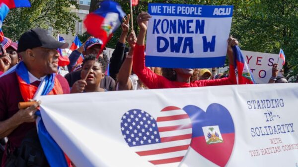 Haitian solidarity rally
