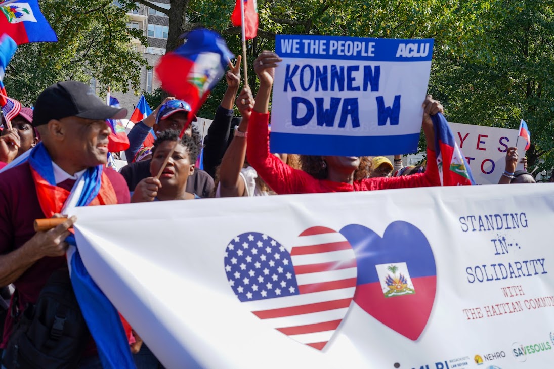 Haitian solidarity rally