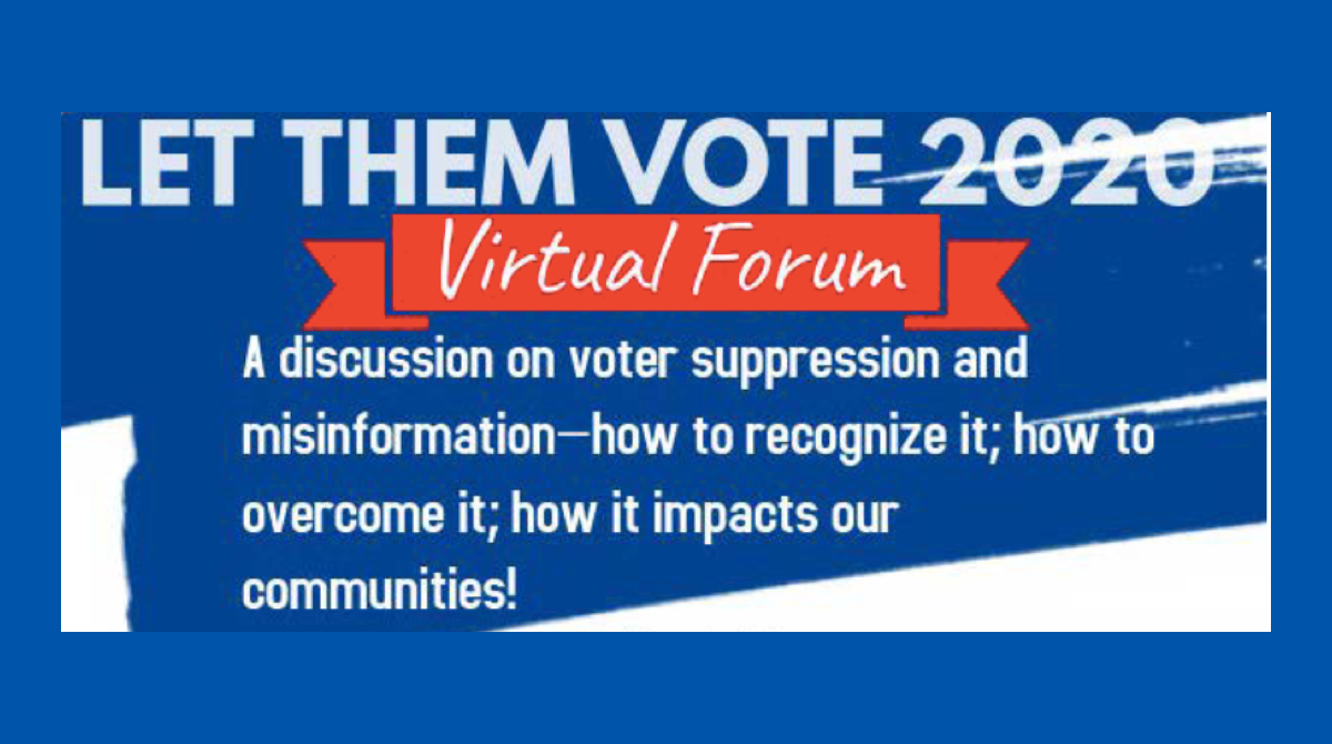 Let them vote: 2020 a Virtual forum