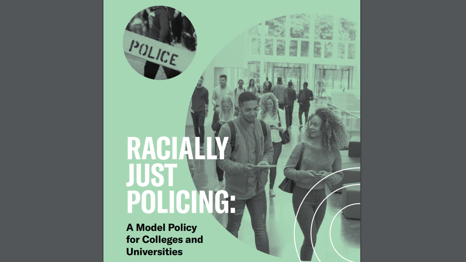 Racially Just Policing Model Policy Cover for Social