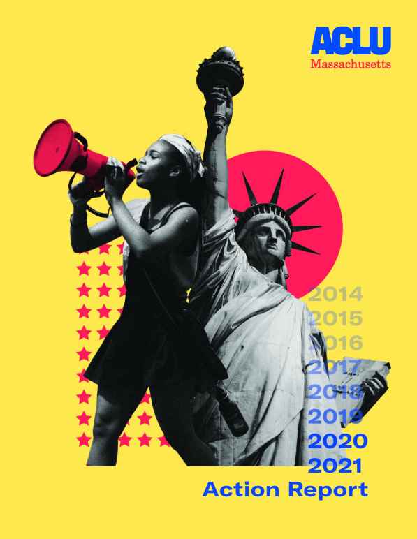 ACLU-MA Action Report 2020 COVER IMAGE