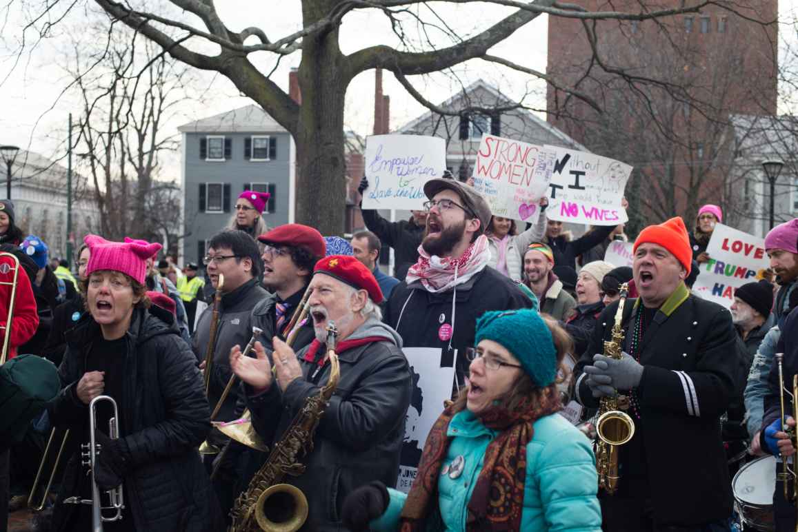 Massachusetts Peace Action march