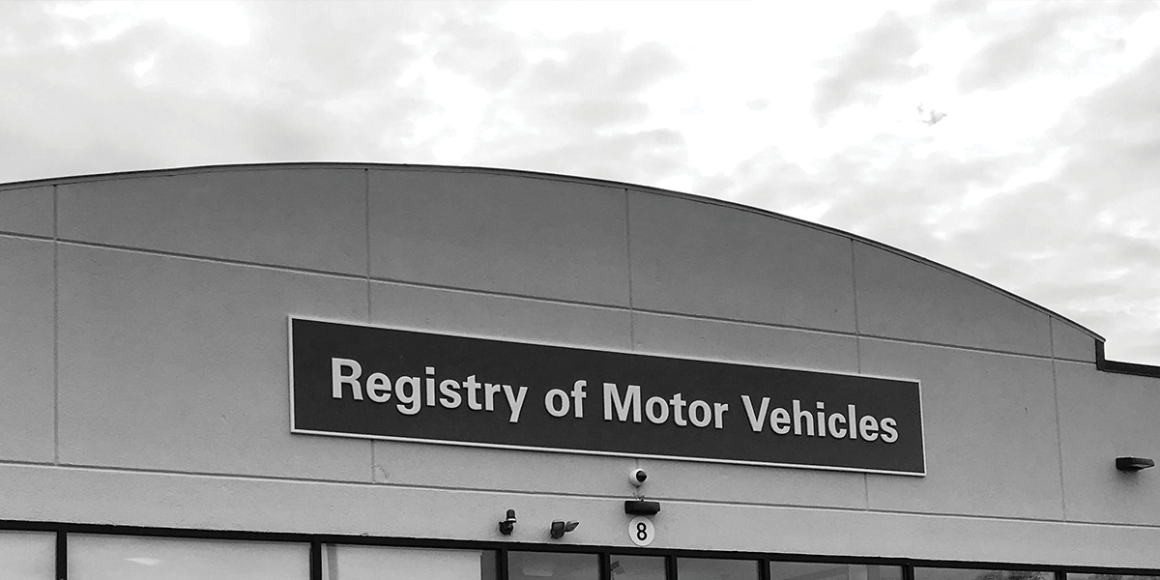 Outside of Registry of Motor Vehicles building