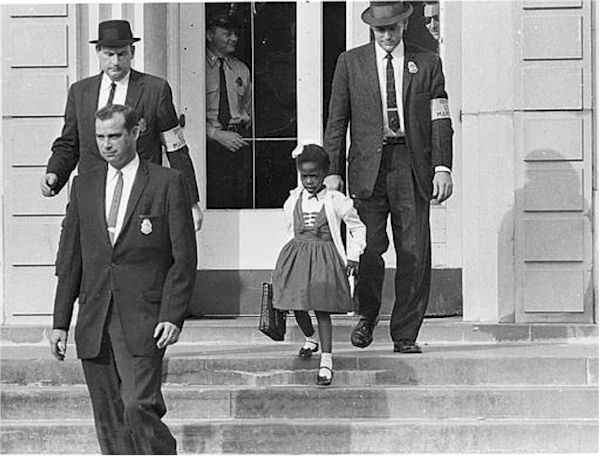 Federal Marshals Escort Ruby Bridges to School