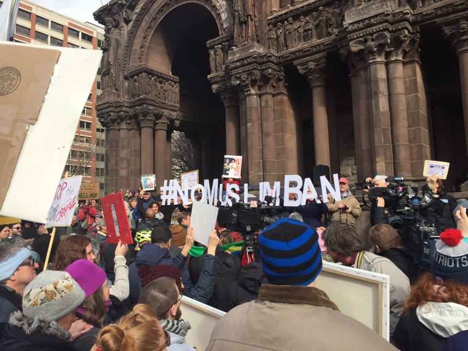 No Muslim Ban Louhghalam Protest