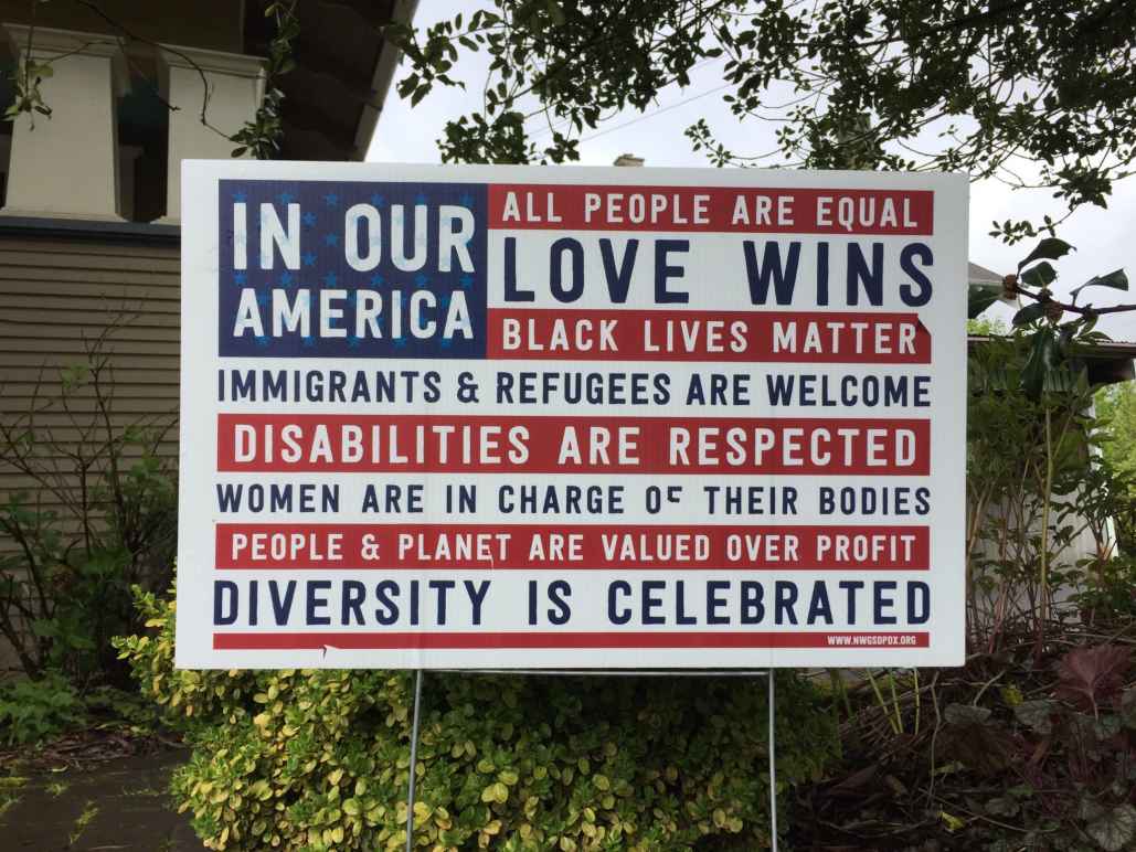 In our America Lawn Sign