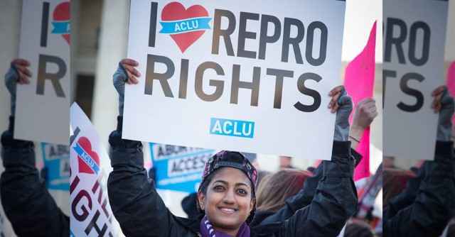 I Heart Repro Reproductive Rights ACLU Sign