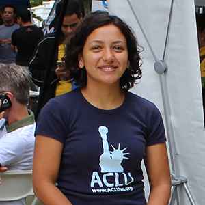 Nathalie Rengifo Alvarez, Public Advocacy & Spanish Language Fellow at the American Civil Liberties Union of Massachusetts