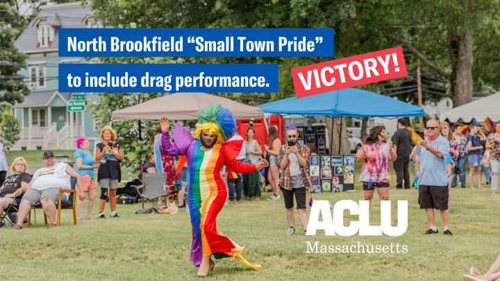 North Brookfield “Small Town Pride” to include drag performance, after ACLU of Massachusetts demand -Press Release Image.png